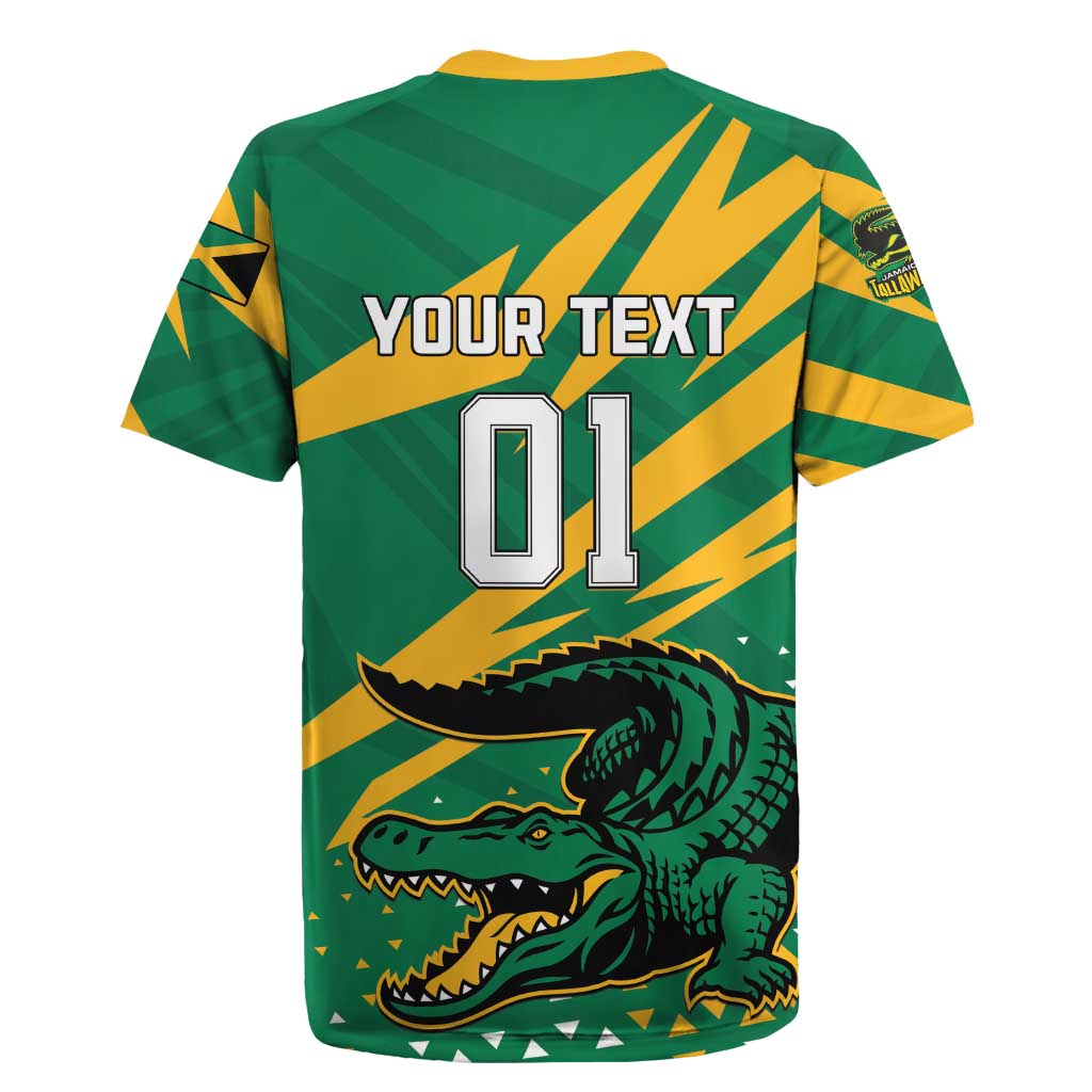 Custom Jamaica Cricket Tallawahs Rugby Jersey Fi Wi Tallawahs Champions - Wonder Print Shop