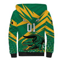 Custom Jamaica Cricket Tallawahs Sherpa Hoodie Fi Wi Tallawahs Champions - Wonder Print Shop