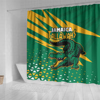 Jamaica Cricket Tallawahs Shower Curtain Fi Wi Tallawahs Champions