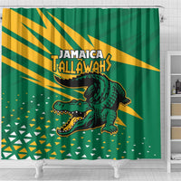 Jamaica Cricket Tallawahs Shower Curtain Fi Wi Tallawahs Champions