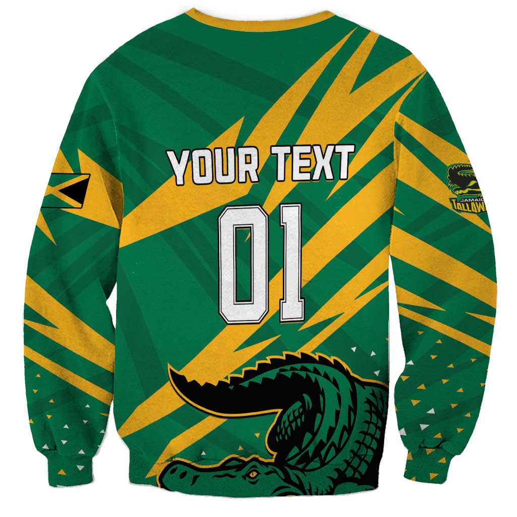 Custom Jamaica Cricket Tallawahs Sweatshirt Fi Wi Tallawahs Champions - Wonder Print Shop