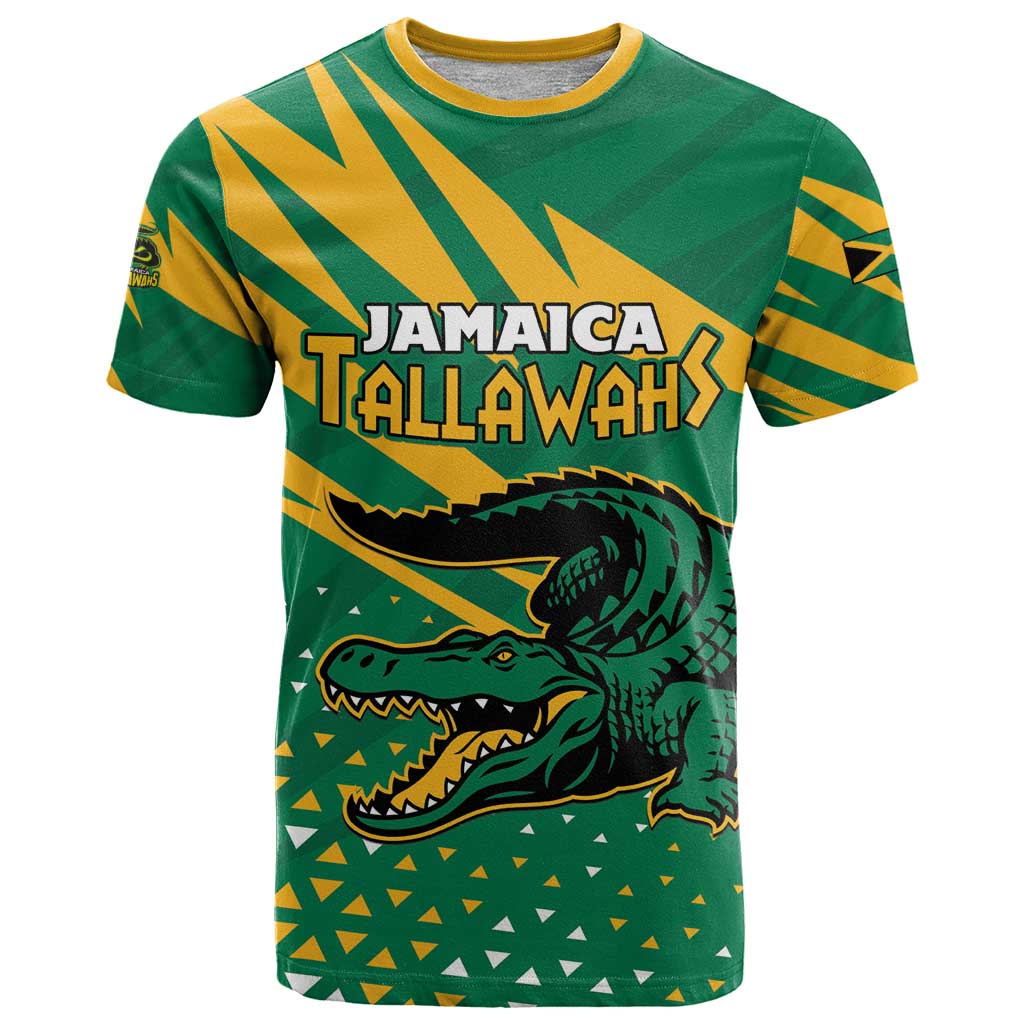 Custom Jamaica Cricket Tallawahs T Shirt Fi Wi Tallawahs Champions - Wonder Print Shop