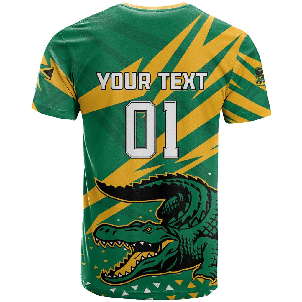 Custom Jamaica Cricket Tallawahs T Shirt Fi Wi Tallawahs Champions - Wonder Print Shop
