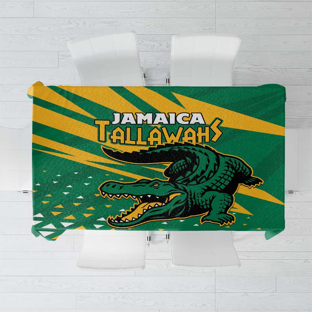 Jamaica Cricket Tallawahs Tablecloth Fi Wi Tallawahs Champions - Wonder Print Shop