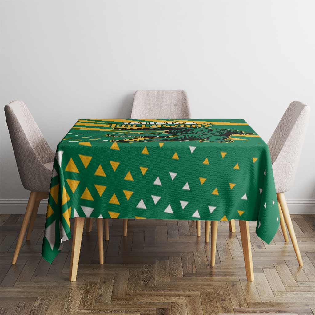 Jamaica Cricket Tallawahs Tablecloth Fi Wi Tallawahs Champions - Wonder Print Shop