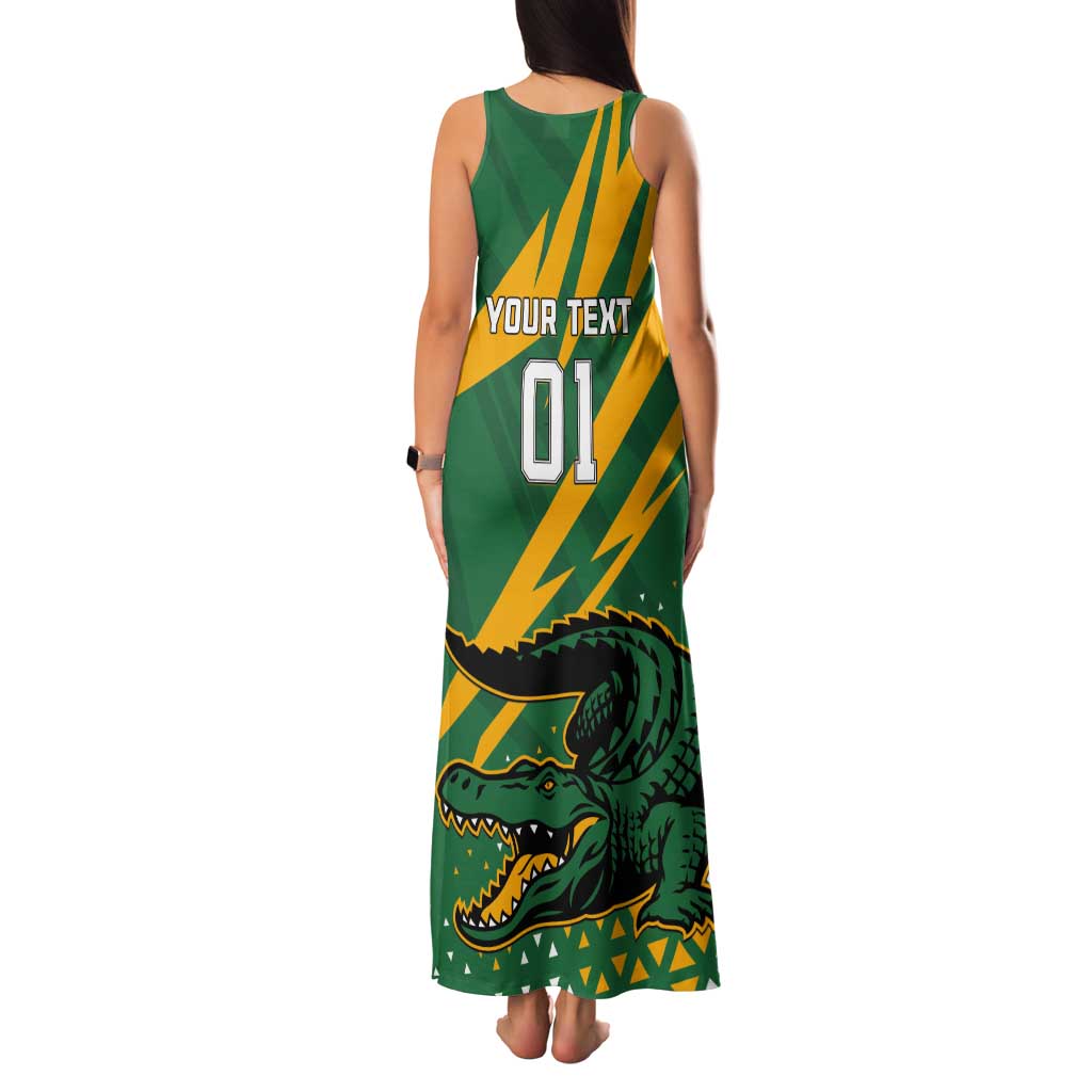 Custom Jamaica Cricket Tallawahs Tank Maxi Dress Fi Wi Tallawahs Champions - Wonder Print Shop