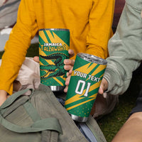 Custom Jamaica Cricket Tallawahs Tumbler Cup Fi Wi Tallawahs Champions - Wonder Print Shop