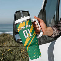 Custom Jamaica Cricket Tallawahs Tumbler With Handle Fi Wi Tallawahs Champions - Wonder Print Shop