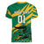 Custom Jamaica Cricket Tallawahs Women V-Neck T-Shirt Fi Wi Tallawahs Champions - Wonder Print Shop