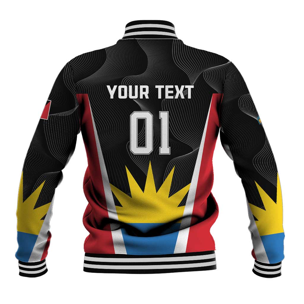 Custom Antigua Cricket Hawksbills Baseball Jacket Each Endeavouring All Achieving - Wonder Print Shop