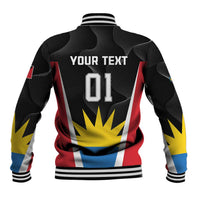 Custom Antigua Cricket Hawksbills Baseball Jacket Each Endeavouring All Achieving - Wonder Print Shop
