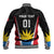 Custom Antigua Cricket Hawksbills Baseball Jacket Each Endeavouring All Achieving - Wonder Print Shop