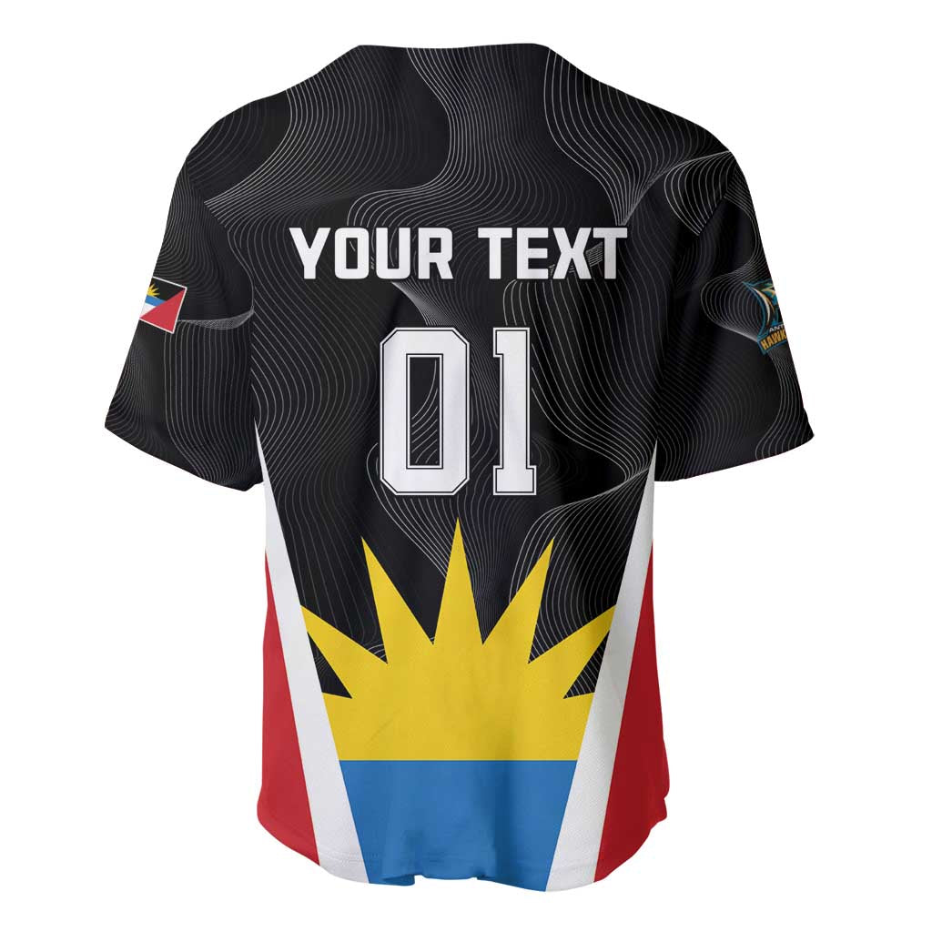 Custom Antigua Cricket Hawksbills Baseball Jersey Each Endeavouring All Achieving - Wonder Print Shop