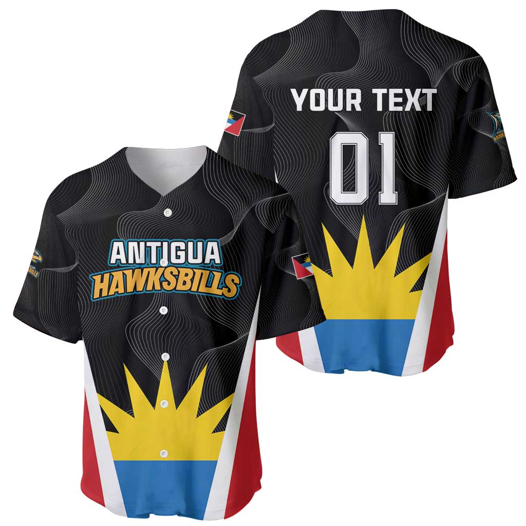 Custom Antigua Cricket Hawksbills Baseball Jersey Each Endeavouring All Achieving - Wonder Print Shop