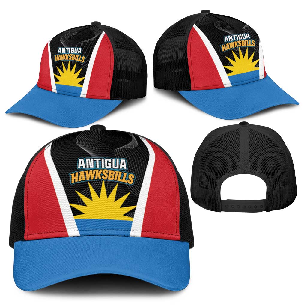 Antigua Cricket Hawksbills Baseball Net Cap - Wonder Print Shop