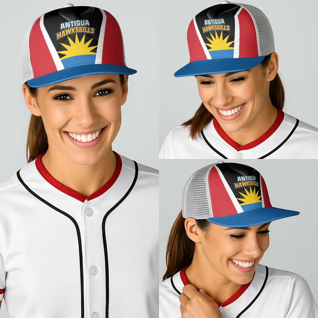 Antigua Cricket Hawksbills Baseball Net Cap - Wonder Print Shop