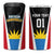 Custom Antigua Cricket Hawksbills 4 in 1 Can Cooler Tumbler Each Endeavouring All Achieving - Wonder Print Shop