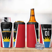Custom Antigua Cricket Hawksbills 4 in 1 Can Cooler Tumbler Each Endeavouring All Achieving - Wonder Print Shop