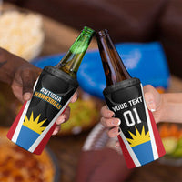 Custom Antigua Cricket Hawksbills 4 in 1 Can Cooler Tumbler Each Endeavouring All Achieving - Wonder Print Shop