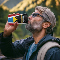 Custom Antigua Cricket Hawksbills 4 in 1 Can Cooler Tumbler Each Endeavouring All Achieving - Wonder Print Shop