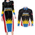 Custom Antigua Cricket Hawksbills Couples Matching Long Sleeve Bodycon Dress and Long Sleeve Button Shirt Each Endeavouring All Achieving - Wonder Print Shop