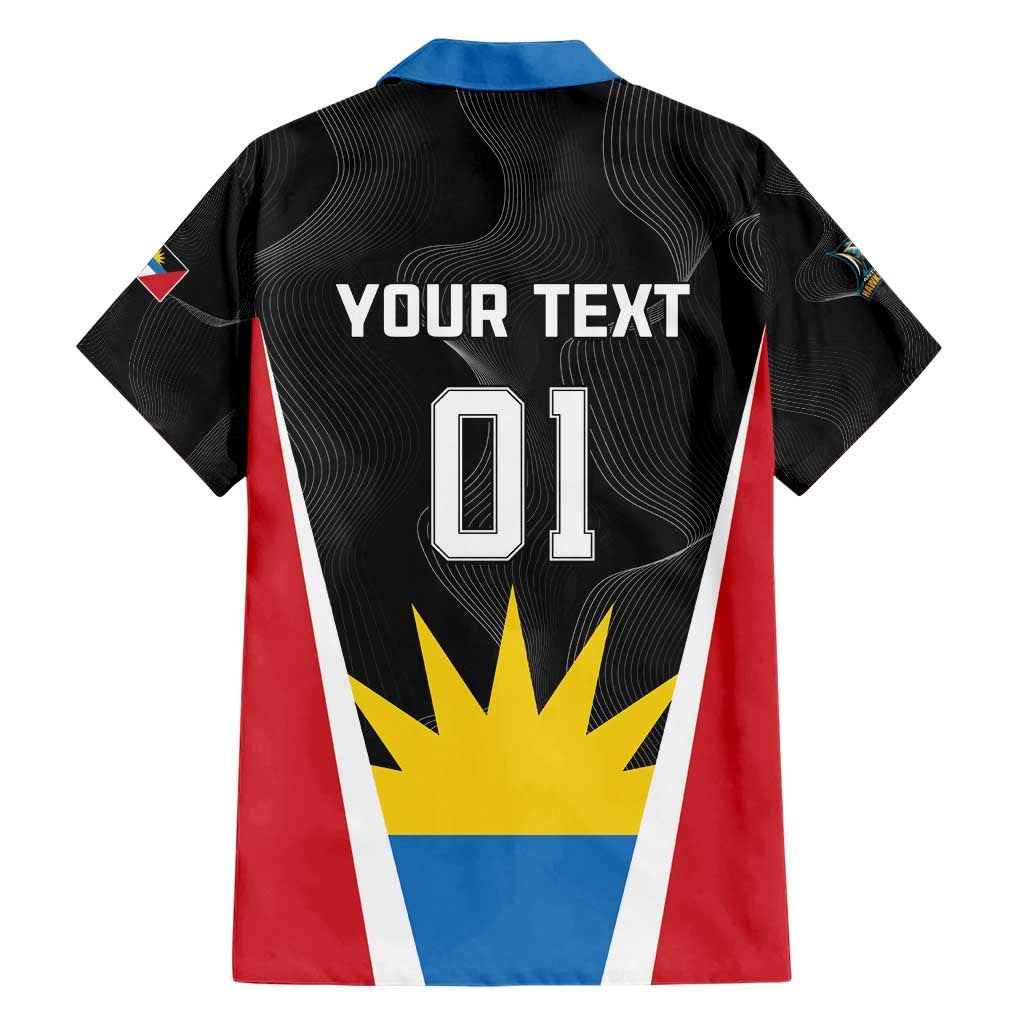 Custom Antigua Cricket Hawksbills Family Matching Short Sleeve Bodycon Dress and Hawaiian Shirt Each Endeavouring All Achieving - Wonder Print Shop