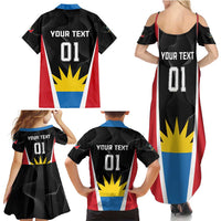 Custom Antigua Cricket Hawksbills Family Matching Summer Maxi Dress and Hawaiian Shirt Each Endeavouring All Achieving - Wonder Print Shop