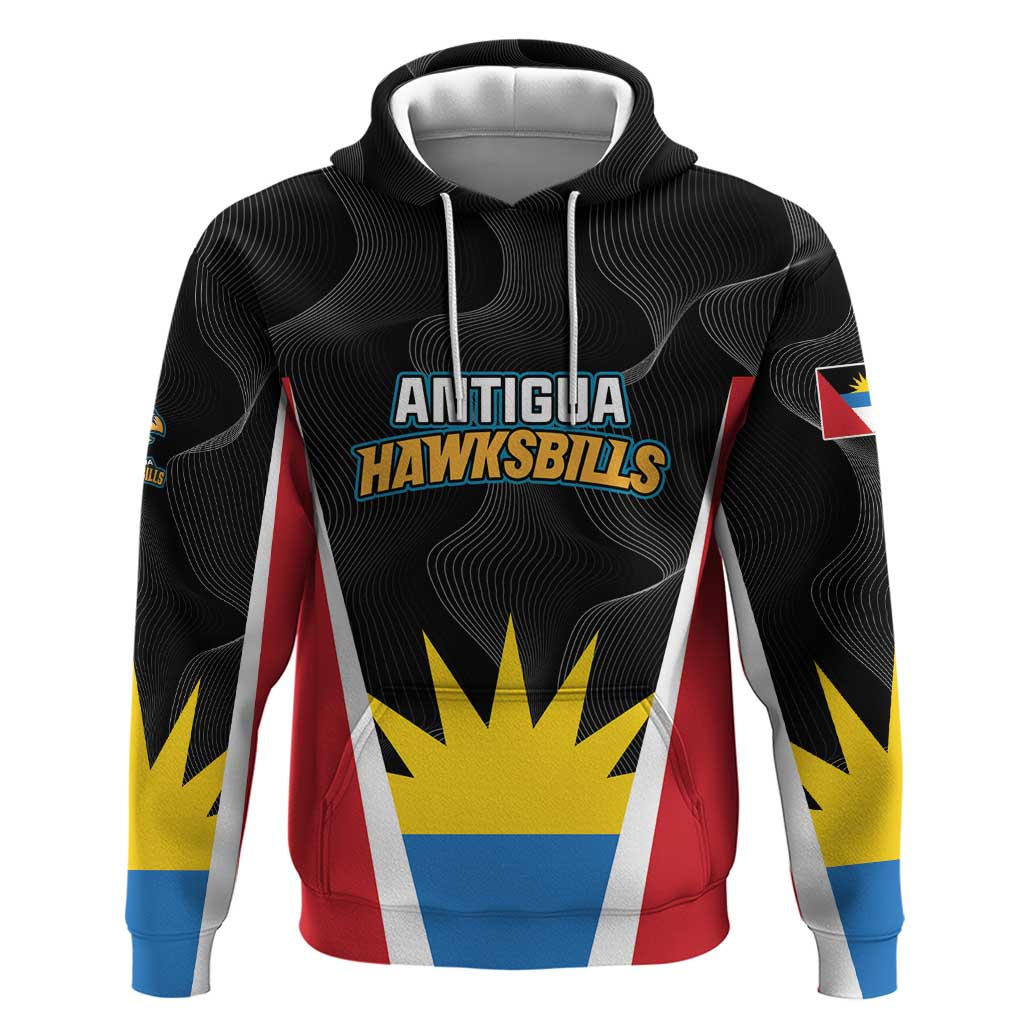Custom Antigua Cricket Hawksbills Hoodie Each Endeavouring All Achieving - Wonder Print Shop