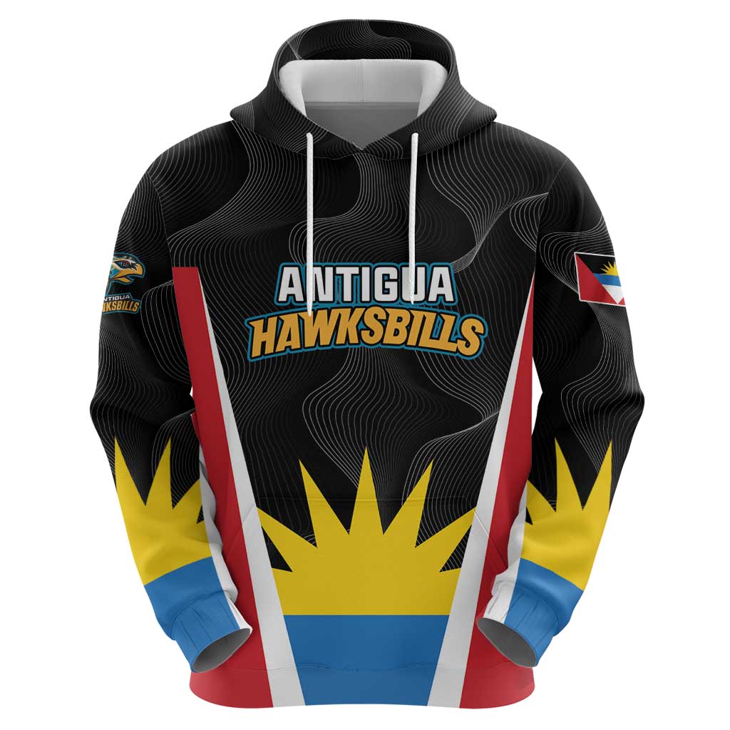Custom Antigua Cricket Hawksbills Hoodie Each Endeavouring All Achieving - Wonder Print Shop
