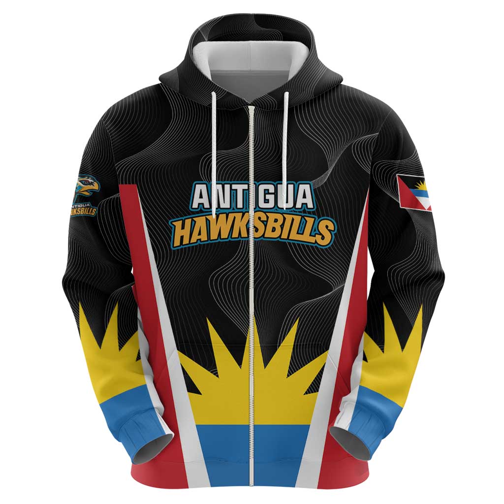 Custom Antigua Cricket Hawksbills Hoodie Each Endeavouring All Achieving - Wonder Print Shop