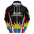 Custom Antigua Cricket Hawksbills Hoodie Each Endeavouring All Achieving - Wonder Print Shop