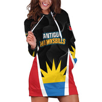 Custom Antigua Cricket Hawksbills Hoodie Dress Each Endeavouring All Achieving - Wonder Print Shop