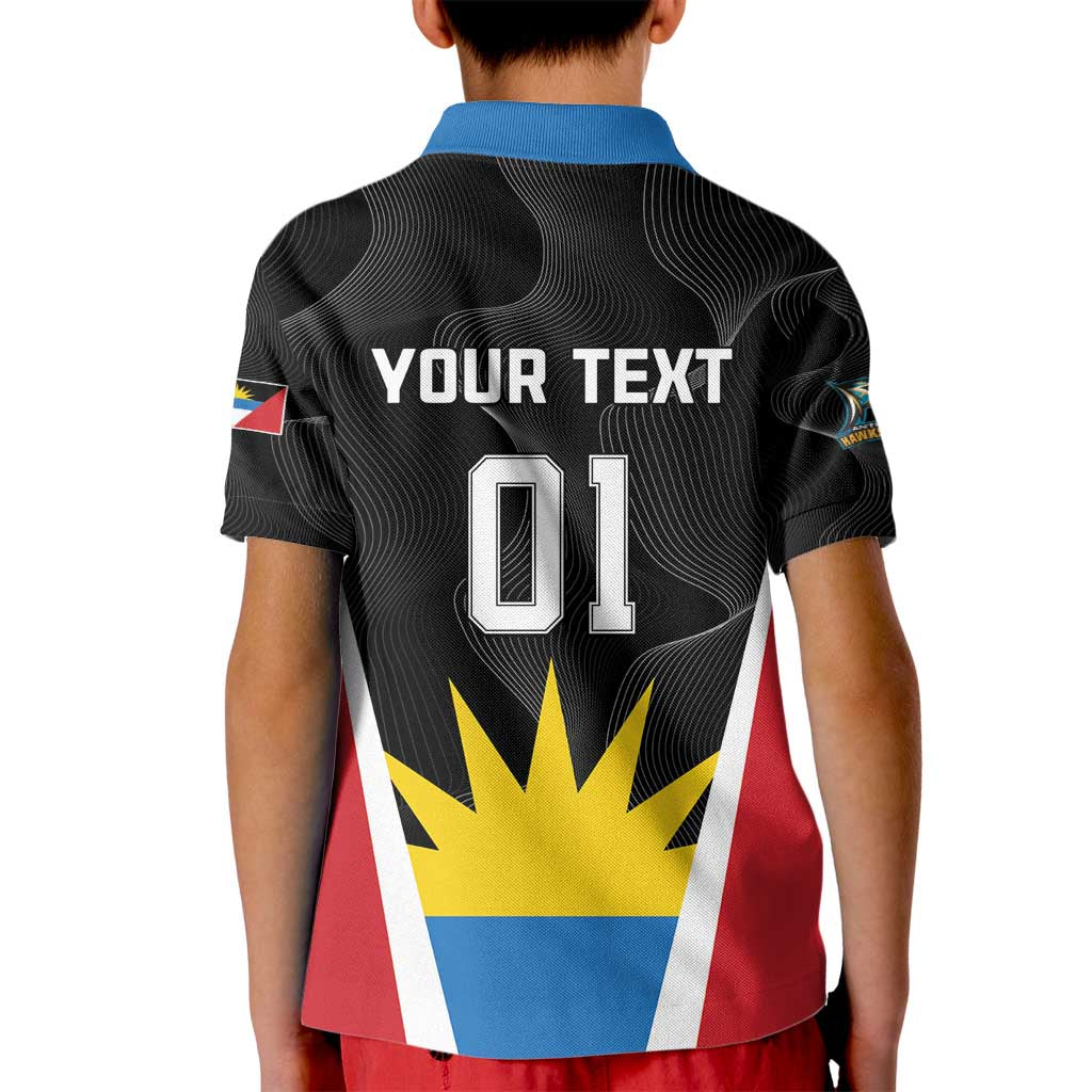 Custom Antigua Cricket Hawksbills Kid Polo Shirt Each Endeavouring All Achieving - Wonder Print Shop