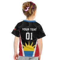 Custom Antigua Cricket Hawksbills Kid T Shirt Each Endeavouring All Achieving - Wonder Print Shop