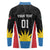Custom Antigua Cricket Hawksbills Long Sleeve Polo Shirt Each Endeavouring All Achieving - Wonder Print Shop