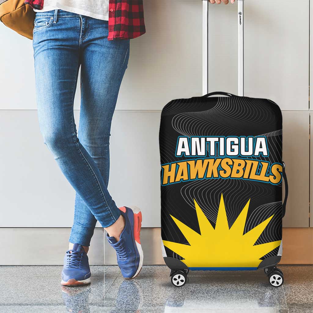 Antigua Cricket Hawksbills Luggage Cover Each Endeavouring All Achieving - Wonder Print Shop