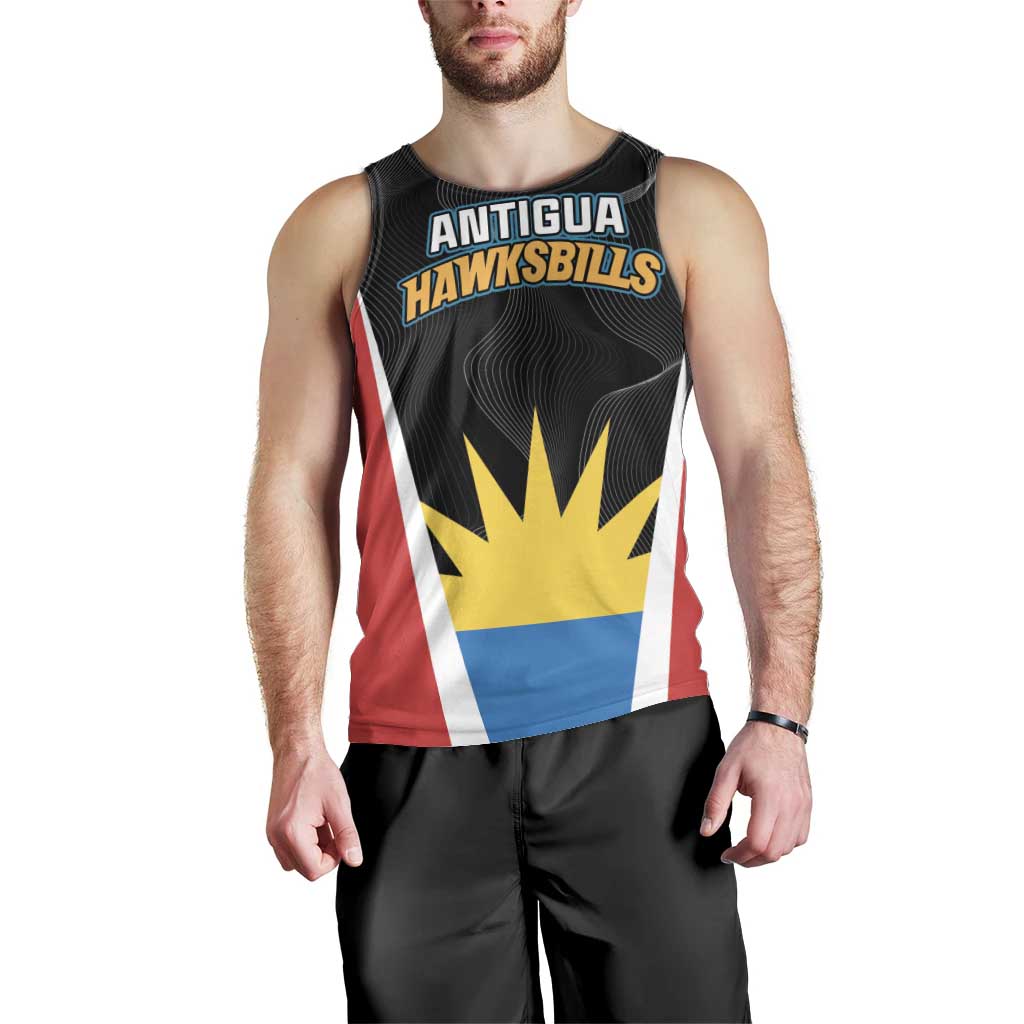 Custom Antigua Cricket Hawksbills Men Tank Top Each Endeavouring All Achieving - Wonder Print Shop