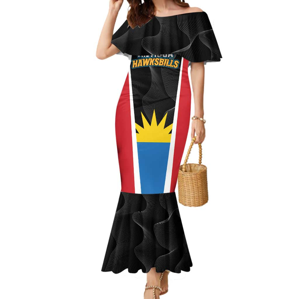 Custom Antigua Cricket Hawksbills Mermaid Dress Each Endeavouring All Achieving - Wonder Print Shop