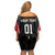 Custom Antigua Cricket Hawksbills Off Shoulder Short Dress Each Endeavouring All Achieving - Wonder Print Shop