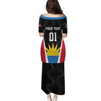 Custom Antigua Cricket Hawksbills Puletasi Each Endeavouring All Achieving - Wonder Print Shop