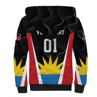 Custom Antigua Cricket Hawksbills Sherpa Hoodie Each Endeavouring All Achieving - Wonder Print Shop