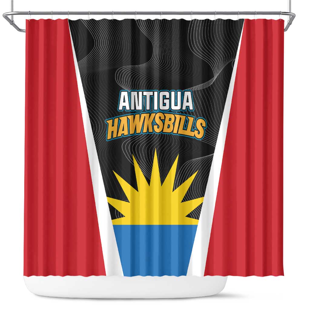 Antigua Cricket Hawksbills Shower Curtain Each Endeavouring All Achieving