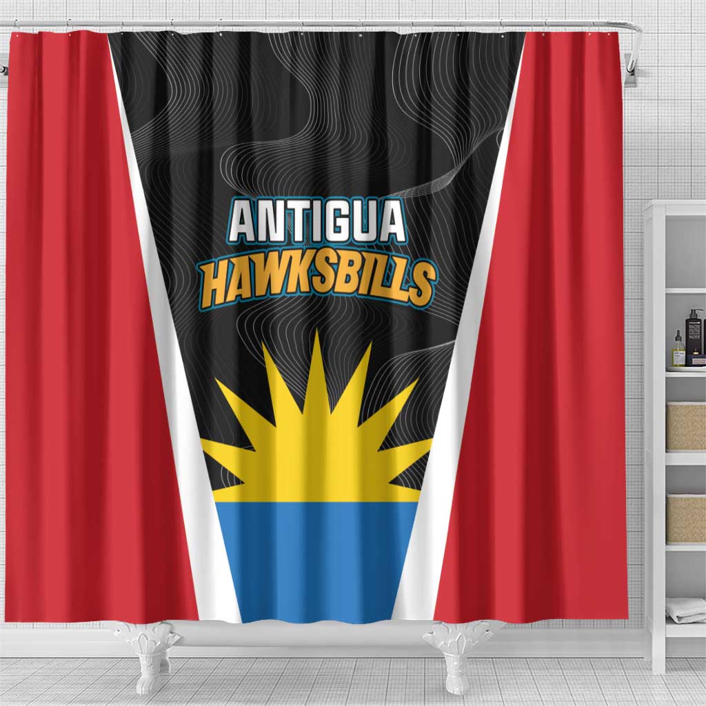 Antigua Cricket Hawksbills Shower Curtain Each Endeavouring All Achieving