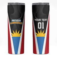 Custom Antigua Cricket Hawksbills Skinny Tumbler Each Endeavouring All Achieving - Wonder Print Shop