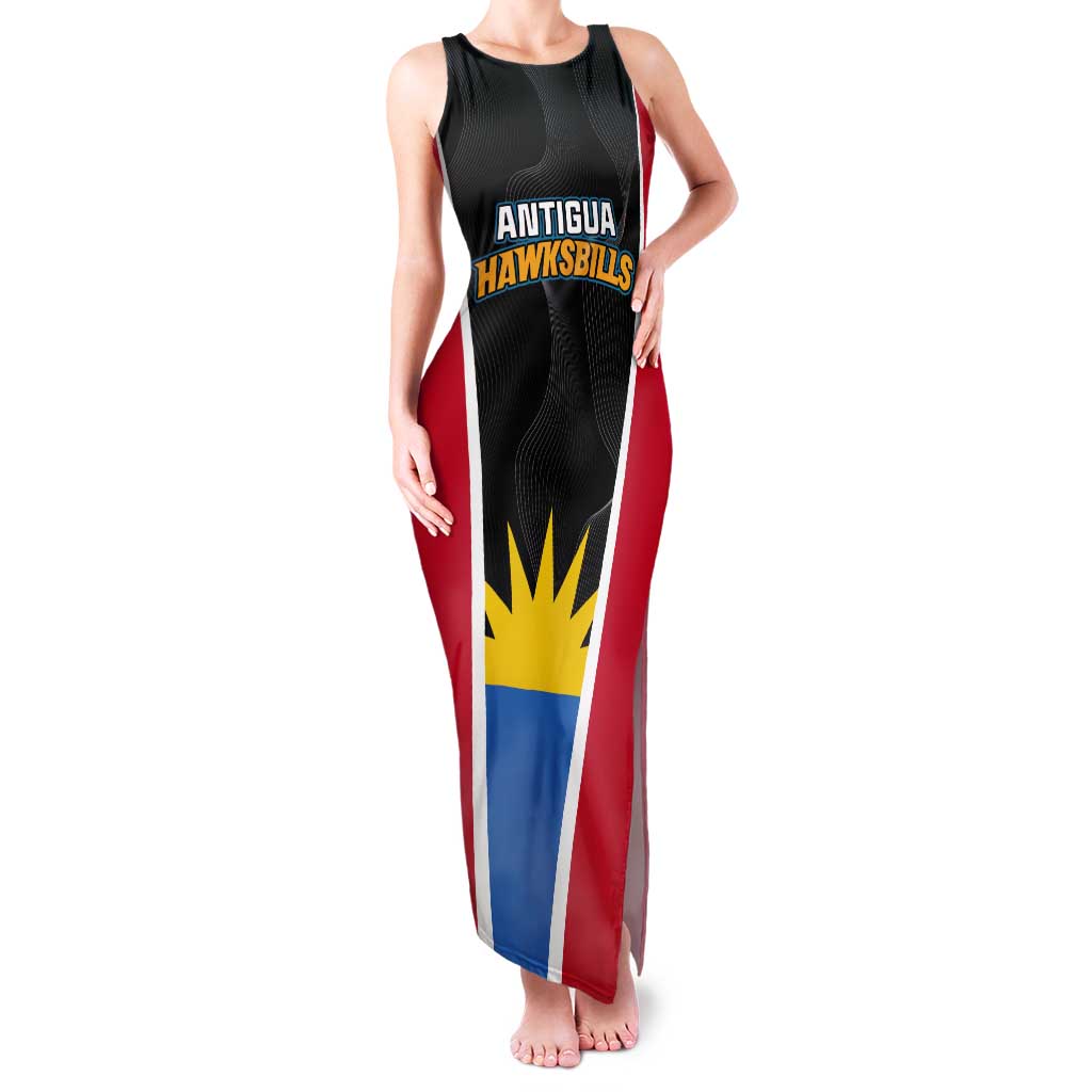 Custom Antigua Cricket Hawksbills Tank Maxi Dress Each Endeavouring All Achieving - Wonder Print Shop