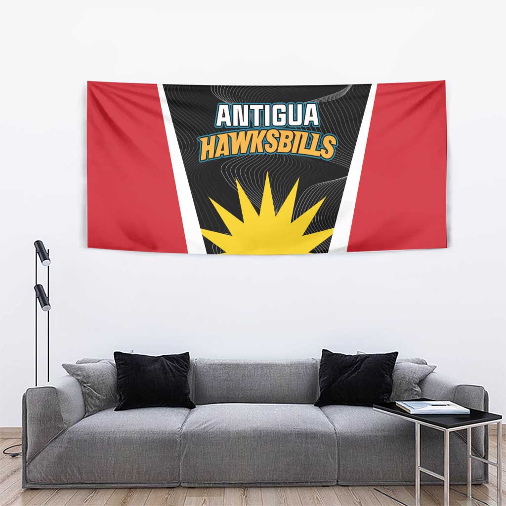 Antigua Cricket Hawksbills Tapestry Each Endeavouring All Achieving - Wonder Print Shop