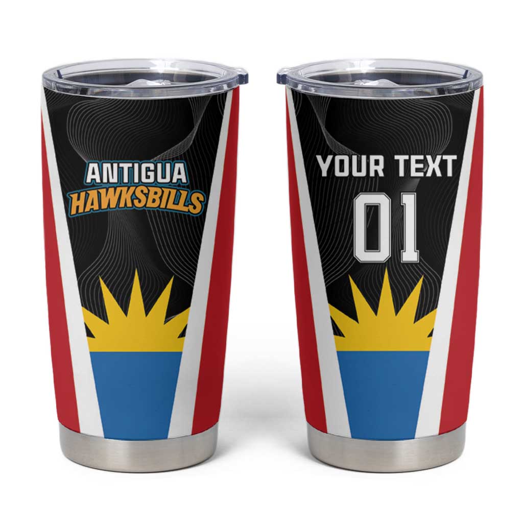 Custom Antigua Cricket Hawksbills Tumbler Cup Each Endeavouring All Achieving - Wonder Print Shop