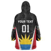 Custom Antigua Cricket Hawksbills Wearable Blanket Hoodie Each Endeavouring All Achieving - Wonder Print Shop