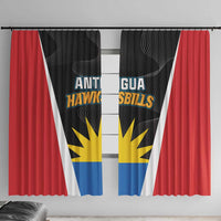 Antigua Cricket Hawksbills Window Curtain Each Endeavouring All Achieving - Wonder Print Shop