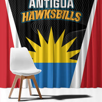 Antigua Cricket Hawksbills Window Curtain Each Endeavouring All Achieving - Wonder Print Shop